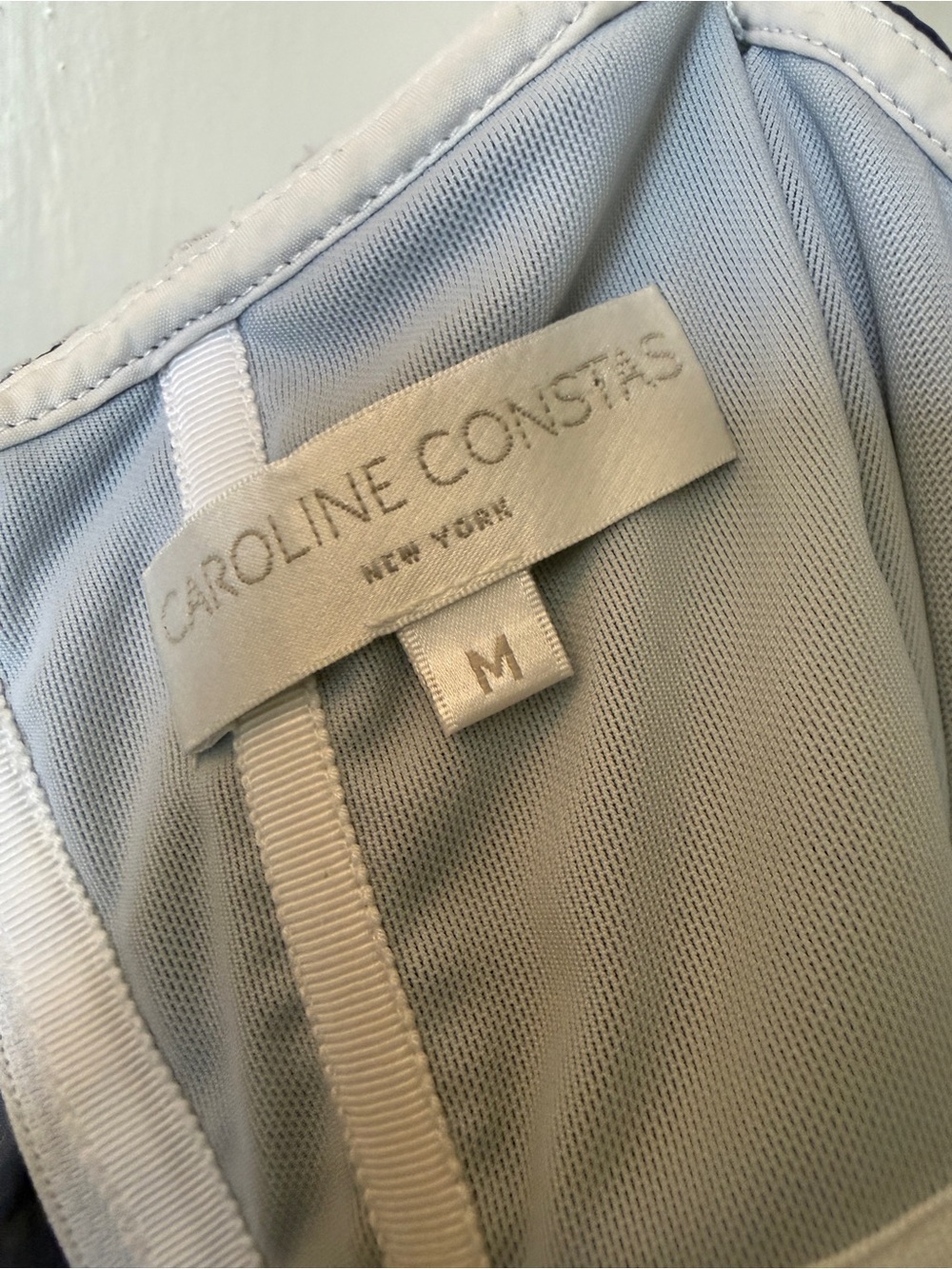 Caroline Constas Ruffle Embroidered Blouse - Picture 6 of 7